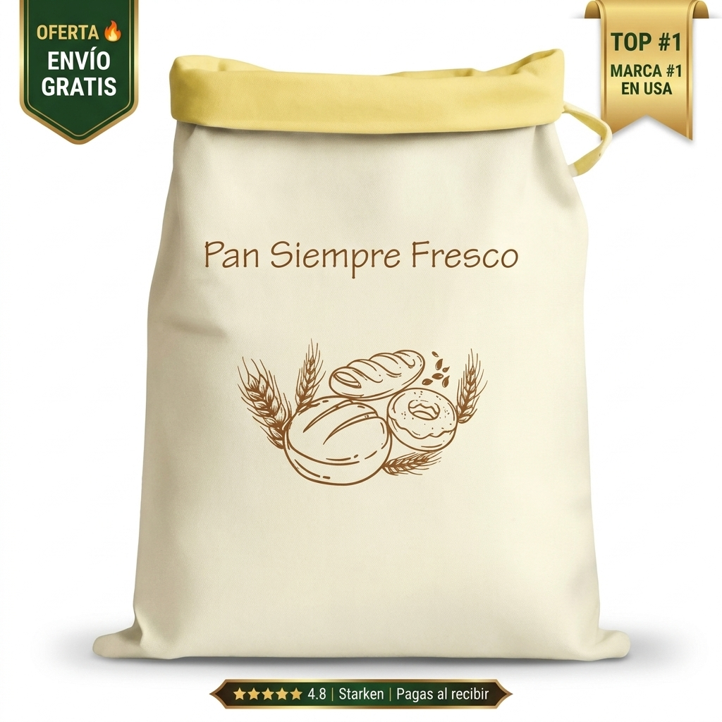 Pan Siempre Fresco – Chao Pan Duro, Tu Pan Listo Por 5 Días