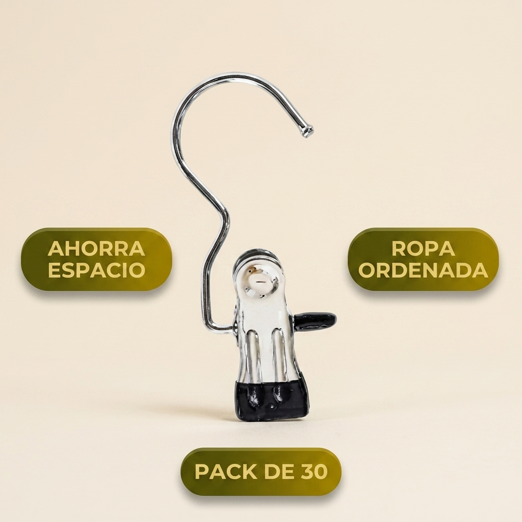 Ganchos Ahorra Espacio Pack 30 – Tu Clóset Rinde El Doble