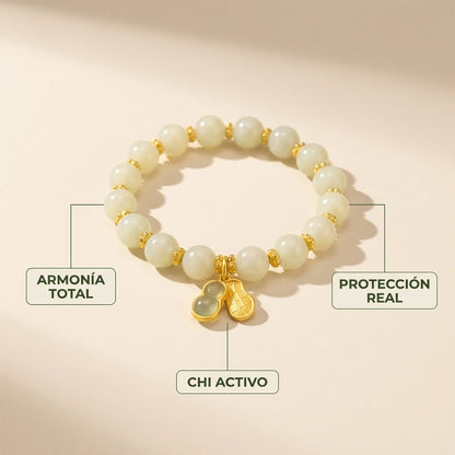 Brazalete de Jade Feng Shui | Atrae Armonía y Abundancia