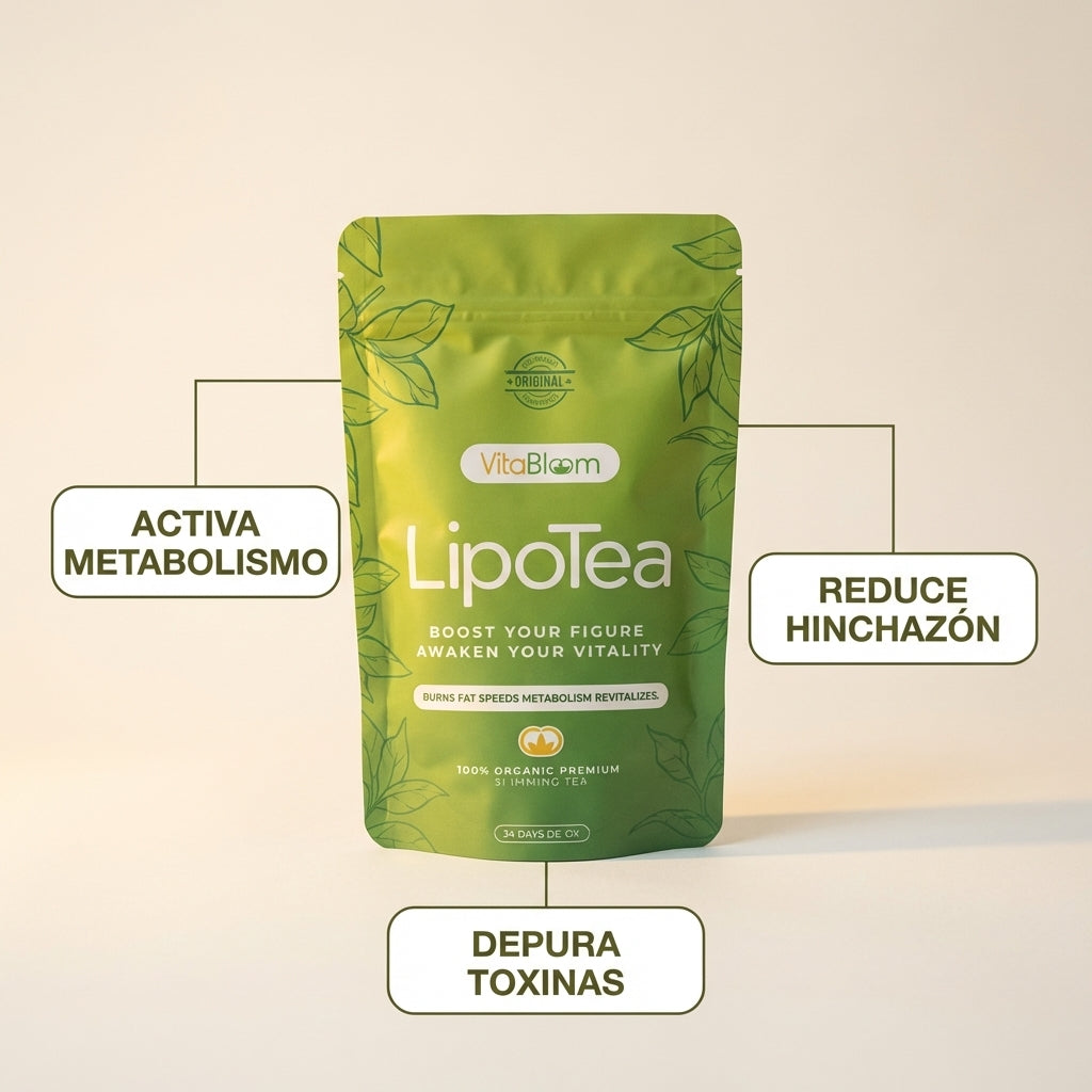Té Detox LipoTea | Menos Hinchazón y Más Energía