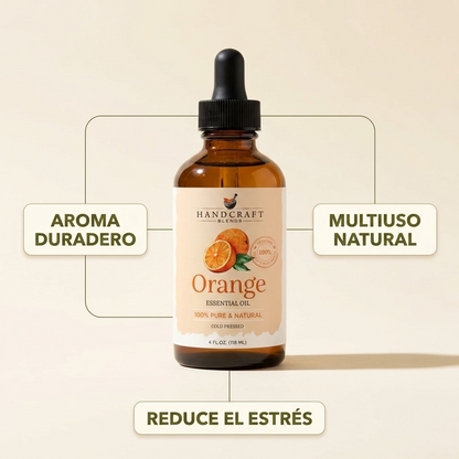 Aceite Esencial de Naranja Puro – Aromaterapia y Hogar Natural