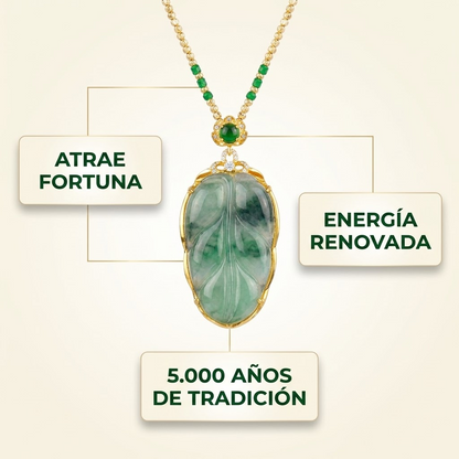 Collar de Jade de la Fortuna – Piedra Milenaria que Atrae Prosperidad