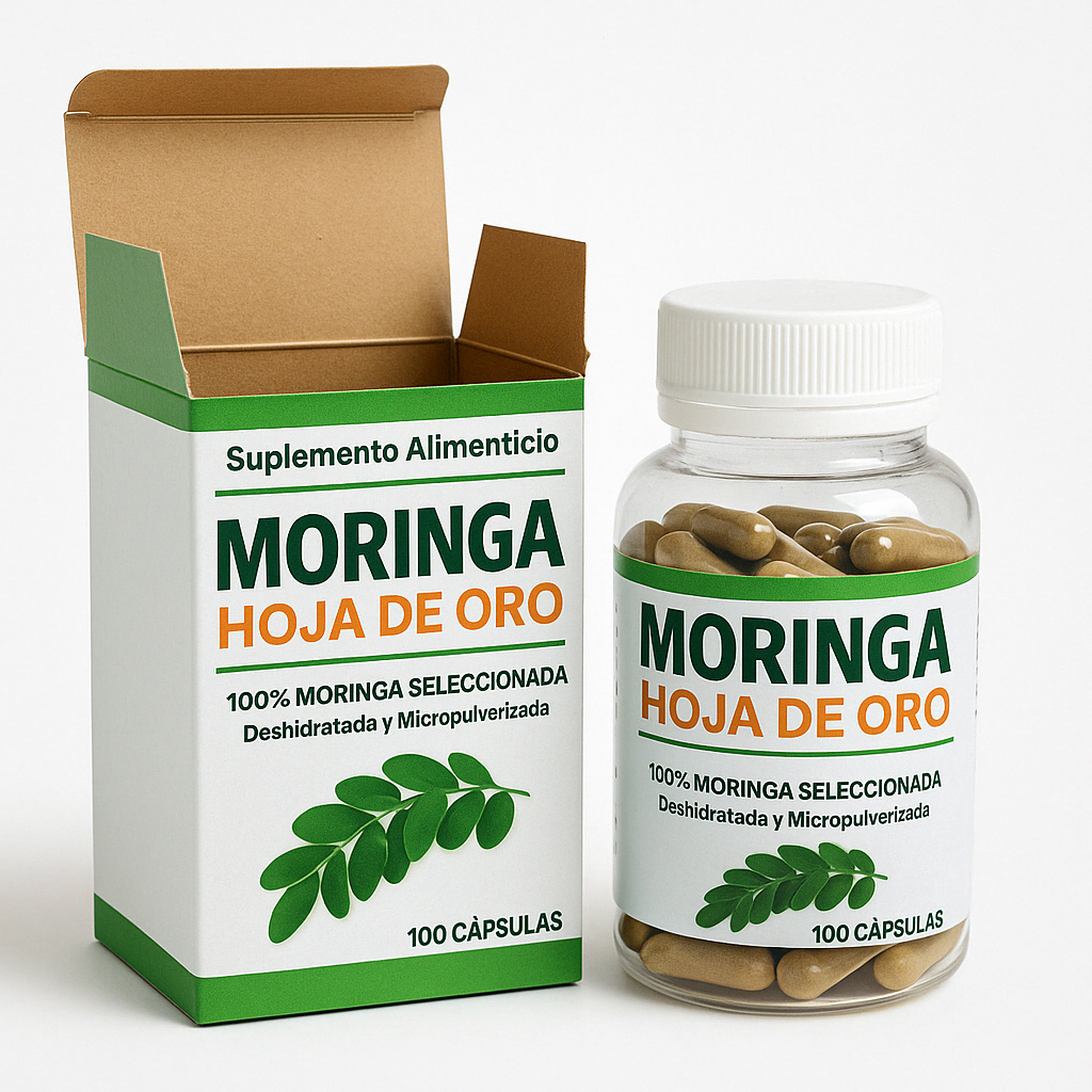 Moringa 100 cápsulas 100% Natural.