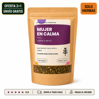 Té Mujer en Calma – Equilibrio Femenino