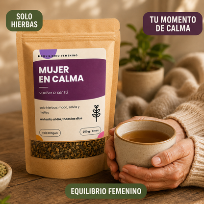 Té Mujer en Calma – Equilibrio Femenino