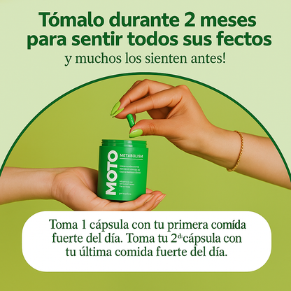 MOTO Metabolismo Mujer | 60 cápsulas