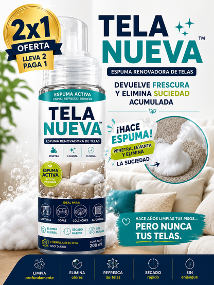 Tela Nueva™ | Tus Telas Como Nuevas en Minutos
