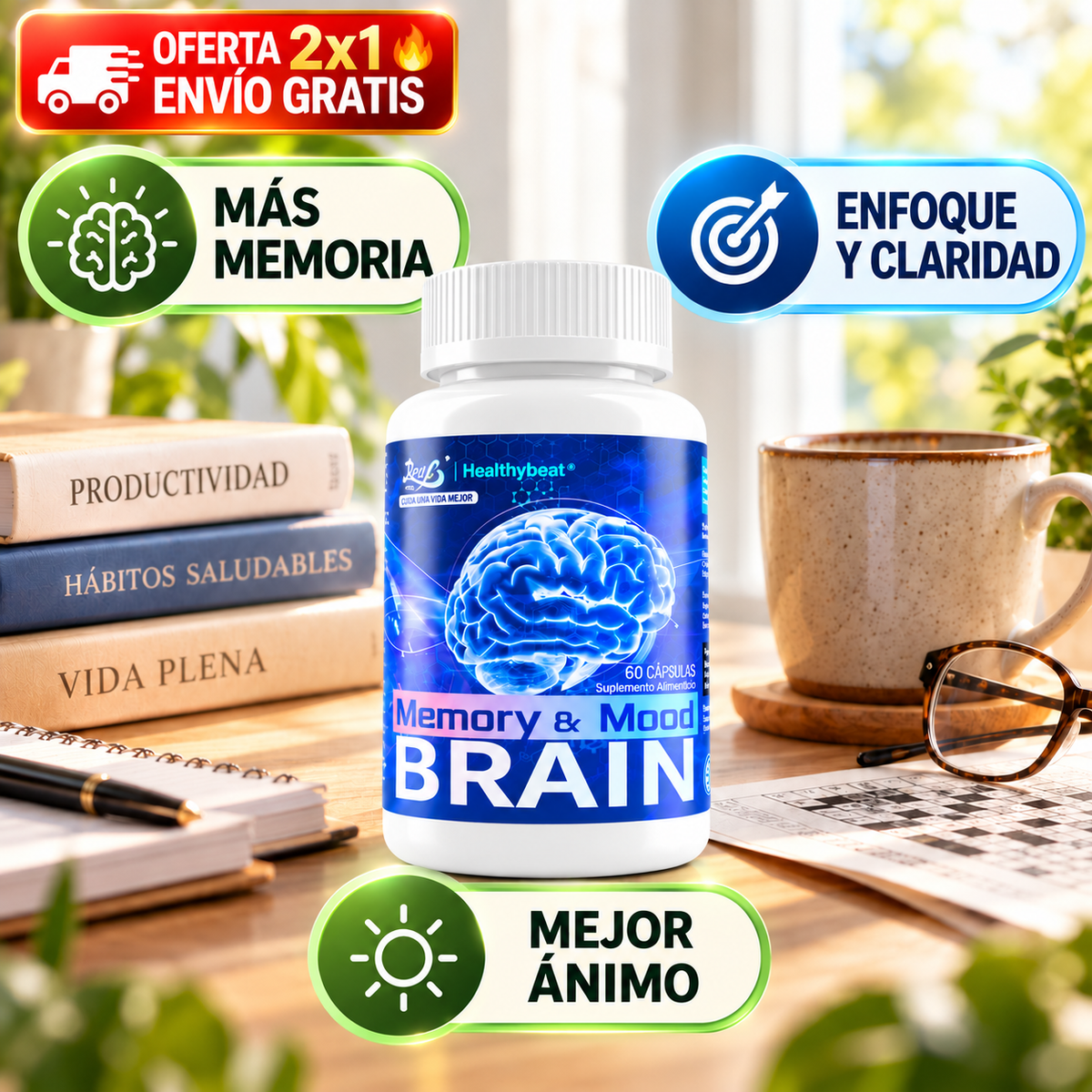 Memory & Mood – Memoria, Concentración y Ánimo +40