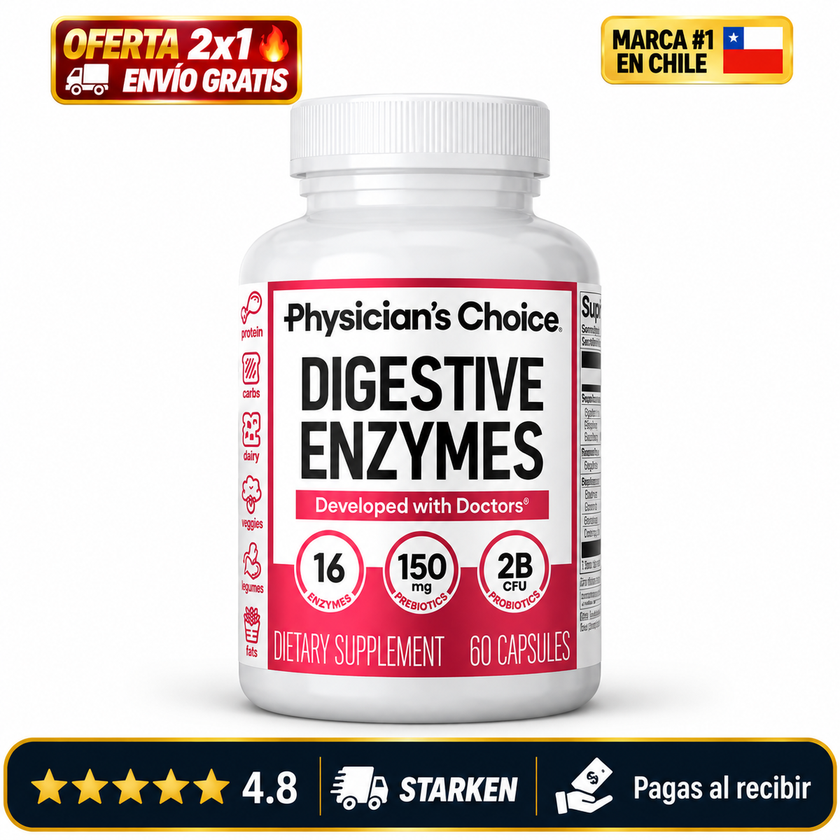 Enzimas Digestivas – Menos Hinchazón, Más Ligereza