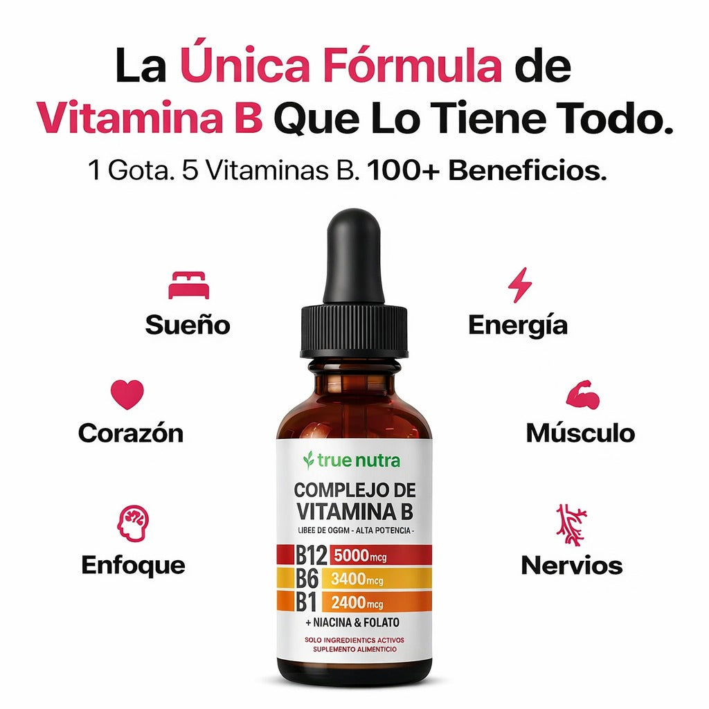 Complejo de vitamina B – Energía, Claridad y Bienestar Diario