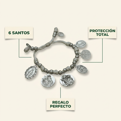 Pulsera de los Milagros – 6 Santos que Te Protegen Cada Día