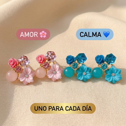 Aros Cuarzo Rosa Y Azul – Una Energía Para Cada Día