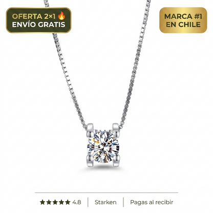 Collar Plateado Brillante – Elegancia Que Se Nota
